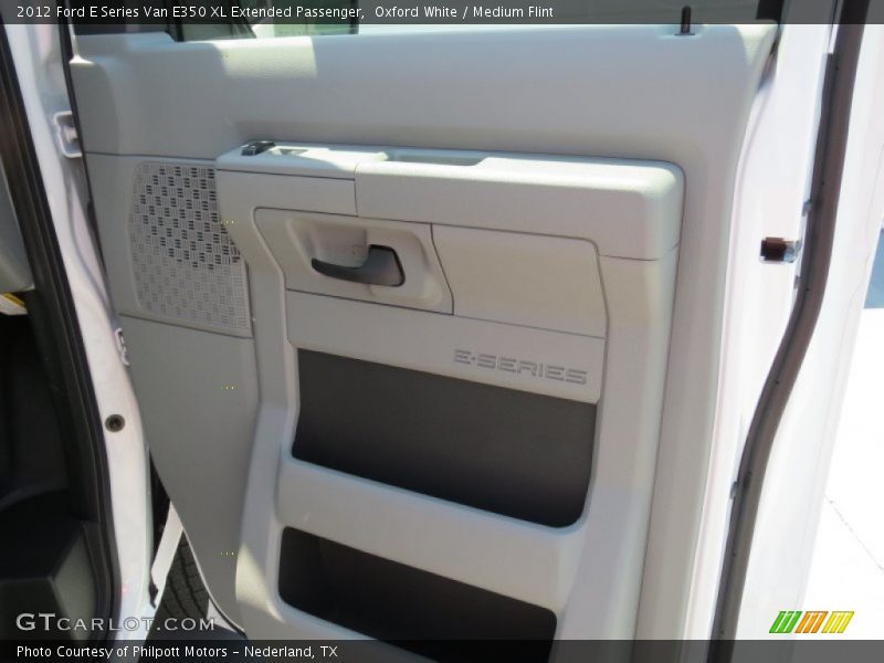 Oxford White / Medium Flint 2012 Ford E Series Van E350 XL Extended Passenger