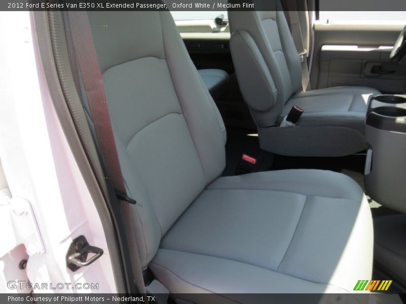 Oxford White / Medium Flint 2012 Ford E Series Van E350 XL Extended Passenger