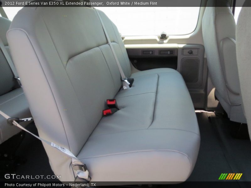 Oxford White / Medium Flint 2012 Ford E Series Van E350 XL Extended Passenger