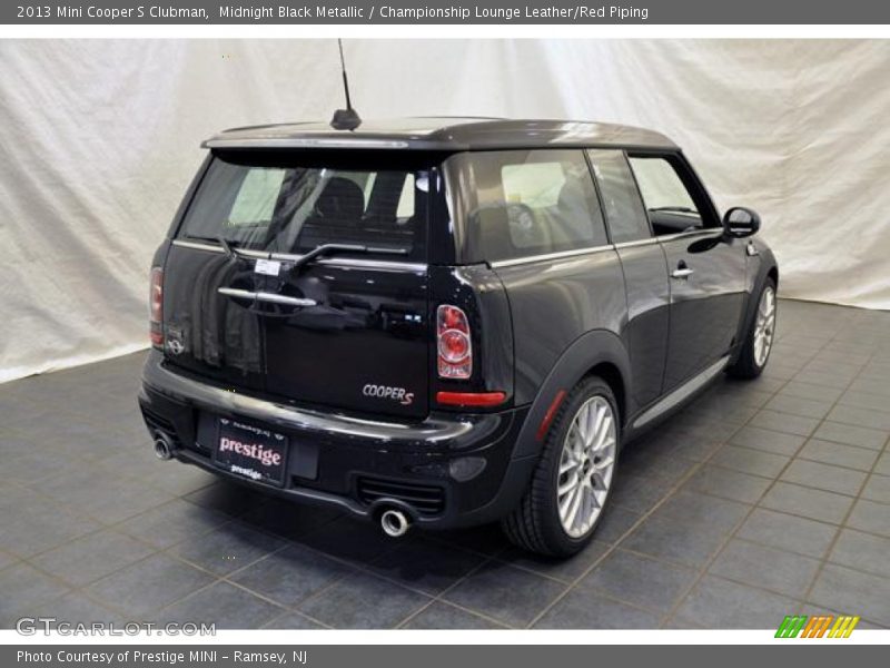 Midnight Black Metallic / Championship Lounge Leather/Red Piping 2013 Mini Cooper S Clubman