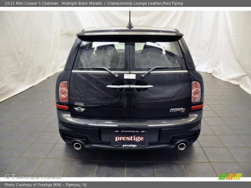 Midnight Black Metallic / Championship Lounge Leather/Red Piping 2013 Mini Cooper S Clubman