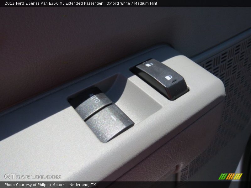 Oxford White / Medium Flint 2012 Ford E Series Van E350 XL Extended Passenger