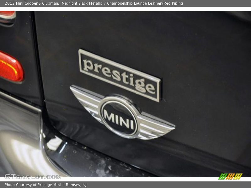 Midnight Black Metallic / Championship Lounge Leather/Red Piping 2013 Mini Cooper S Clubman