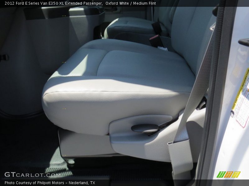 Oxford White / Medium Flint 2012 Ford E Series Van E350 XL Extended Passenger
