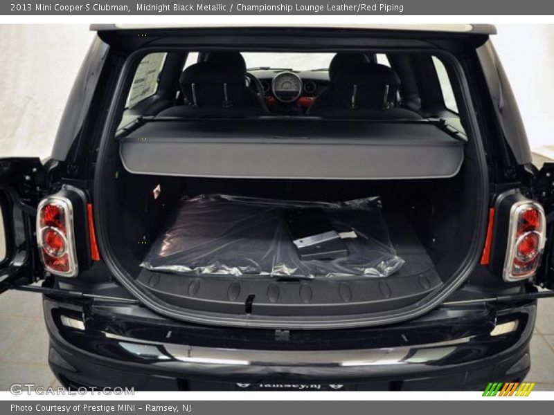 Midnight Black Metallic / Championship Lounge Leather/Red Piping 2013 Mini Cooper S Clubman