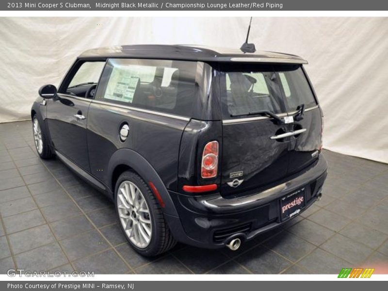 Midnight Black Metallic / Championship Lounge Leather/Red Piping 2013 Mini Cooper S Clubman