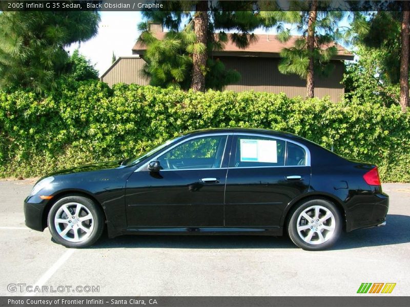 Black Obsidian / Graphite 2005 Infiniti G 35 Sedan