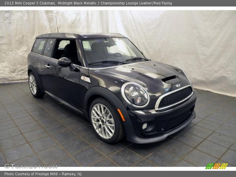 Midnight Black Metallic / Championship Lounge Leather/Red Piping 2013 Mini Cooper S Clubman