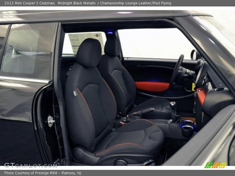  2013 Cooper S Clubman Championship Lounge Leather/Red Piping Interior