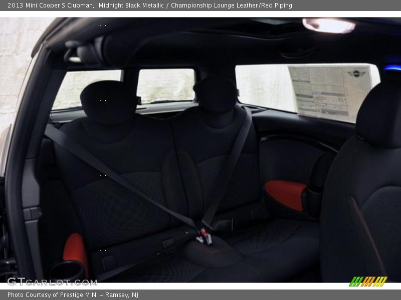 Midnight Black Metallic / Championship Lounge Leather/Red Piping 2013 Mini Cooper S Clubman