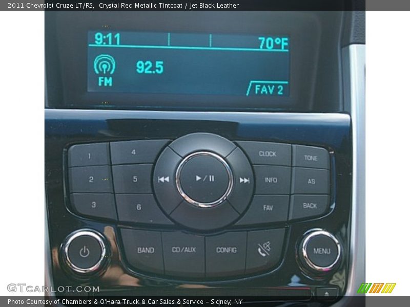Crystal Red Metallic Tintcoat / Jet Black Leather 2011 Chevrolet Cruze LT/RS