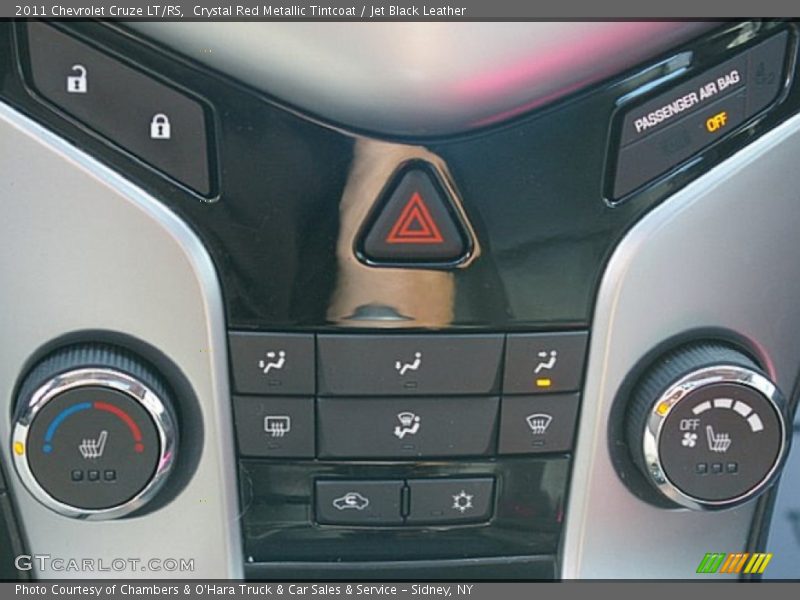 Crystal Red Metallic Tintcoat / Jet Black Leather 2011 Chevrolet Cruze LT/RS