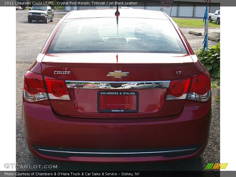 Crystal Red Metallic Tintcoat / Jet Black Leather 2011 Chevrolet Cruze LT/RS