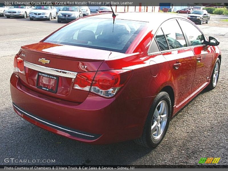 Crystal Red Metallic Tintcoat / Jet Black Leather 2011 Chevrolet Cruze LT/RS