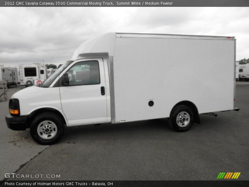  2012 Savana Cutaway 3500 Commercial Moving Truck Summit White