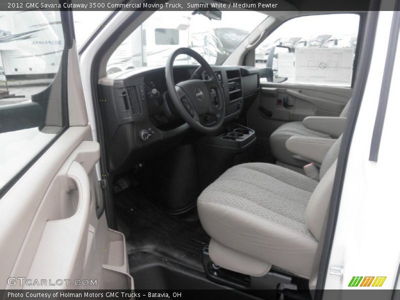 Summit White / Medium Pewter 2012 GMC Savana Cutaway 3500 Commercial Moving Truck