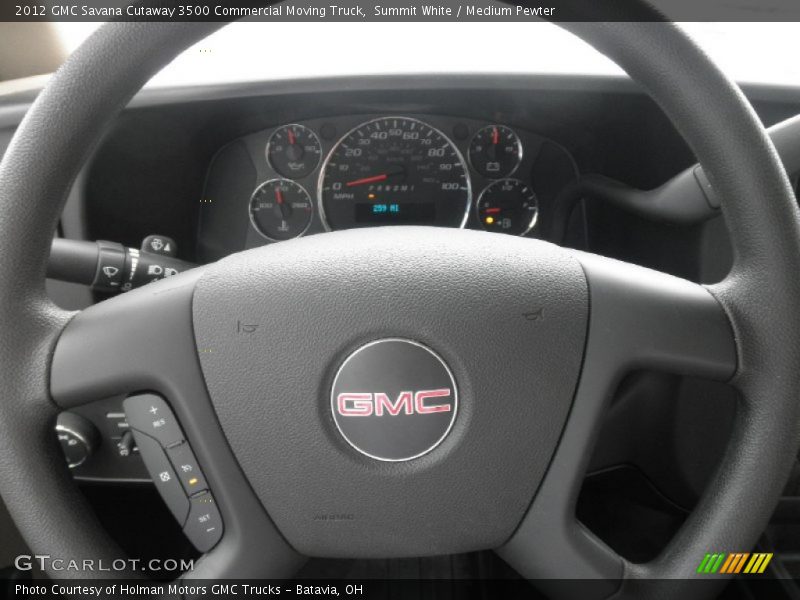 Summit White / Medium Pewter 2012 GMC Savana Cutaway 3500 Commercial Moving Truck