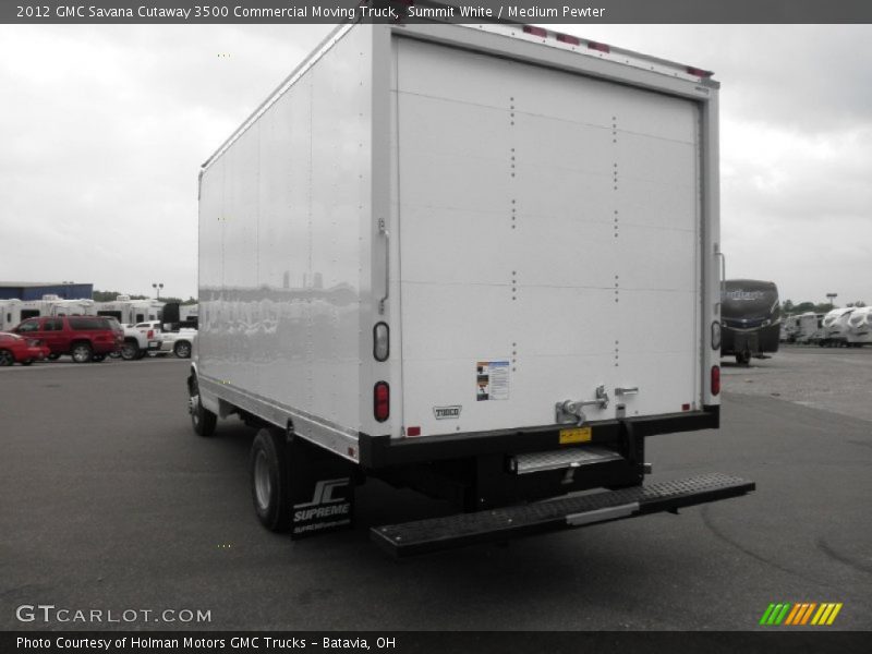 Summit White / Medium Pewter 2012 GMC Savana Cutaway 3500 Commercial Moving Truck