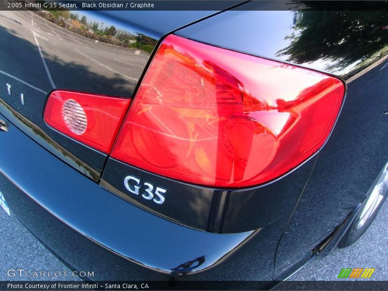 Black Obsidian / Graphite 2005 Infiniti G 35 Sedan