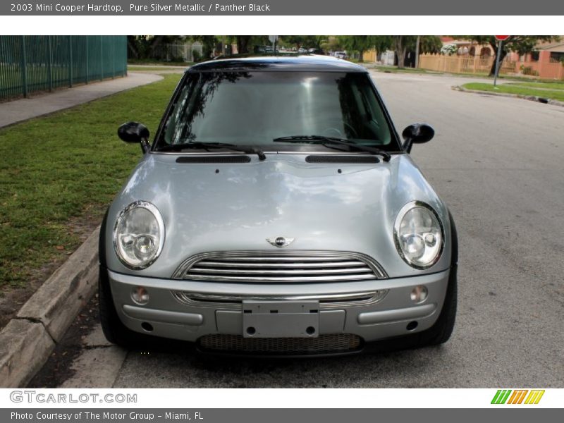 Pure Silver Metallic / Panther Black 2003 Mini Cooper Hardtop