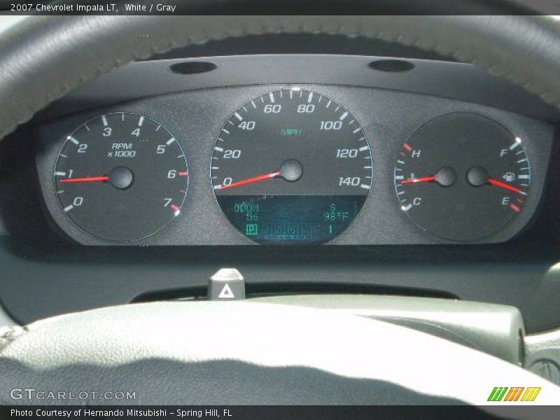 White / Gray 2007 Chevrolet Impala LT