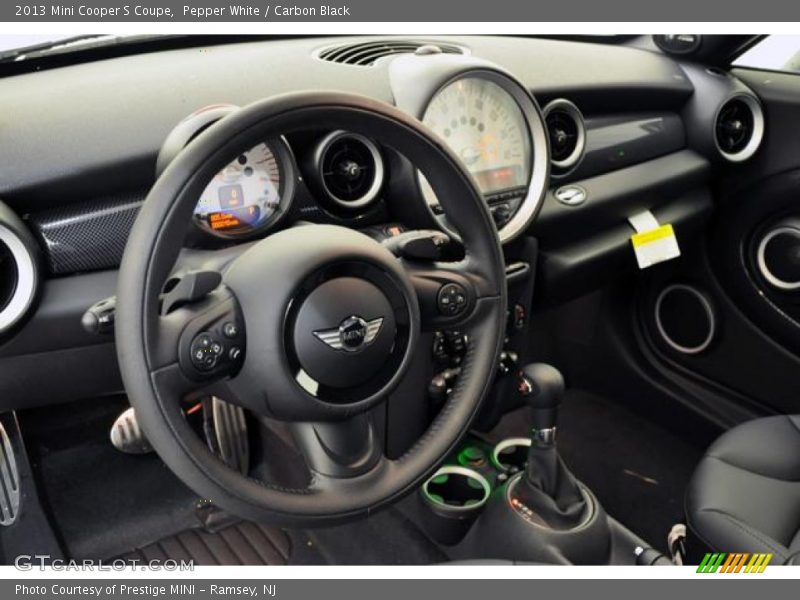  2013 Cooper S Coupe Carbon Black Interior