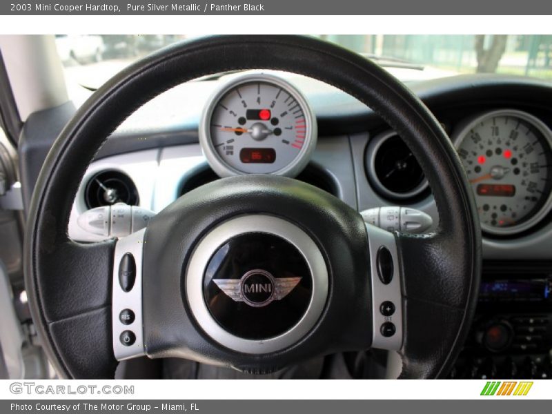 Pure Silver Metallic / Panther Black 2003 Mini Cooper Hardtop
