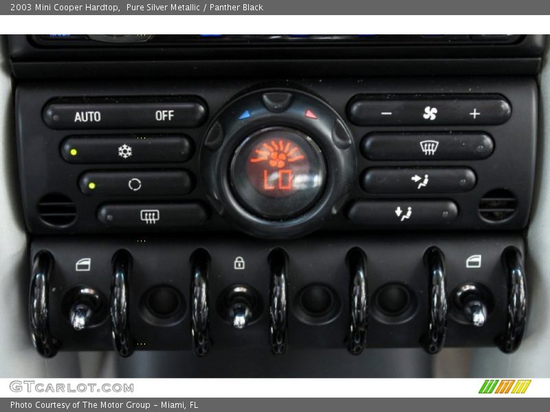 Controls of 2003 Cooper Hardtop