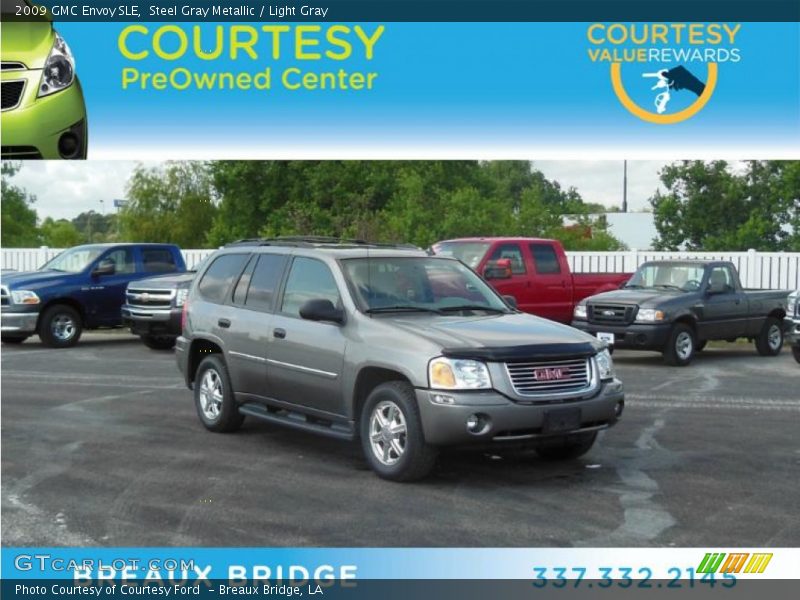 Steel Gray Metallic / Light Gray 2009 GMC Envoy SLE