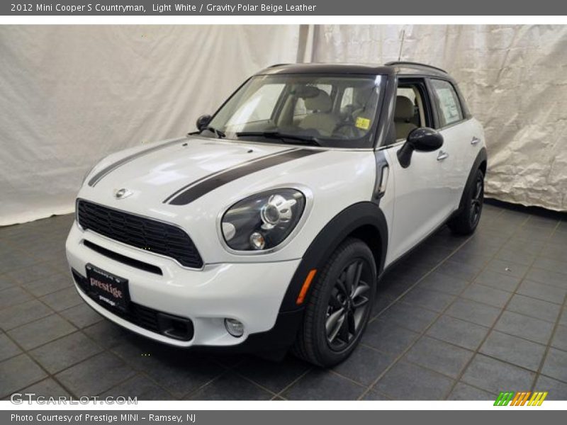 Light White / Gravity Polar Beige Leather 2012 Mini Cooper S Countryman