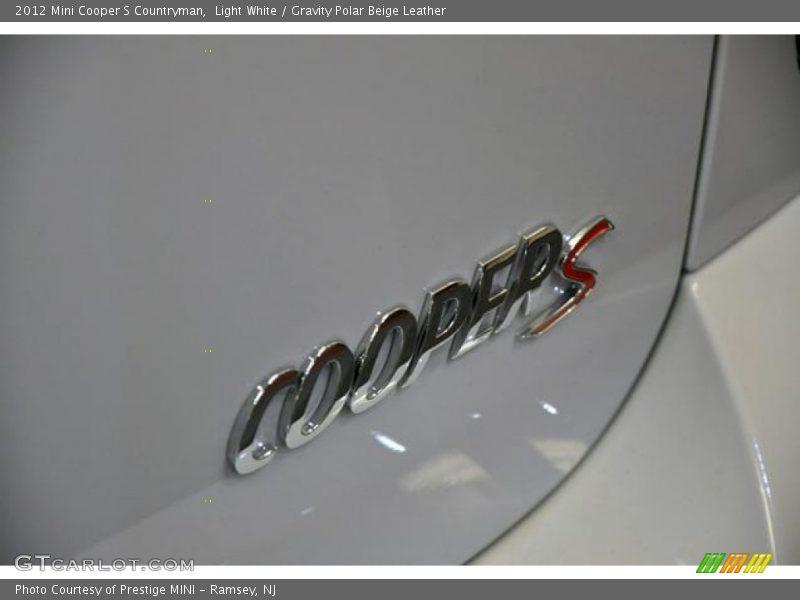 Light White / Gravity Polar Beige Leather 2012 Mini Cooper S Countryman