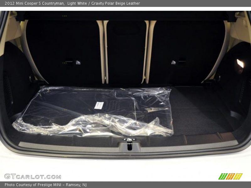 Light White / Gravity Polar Beige Leather 2012 Mini Cooper S Countryman