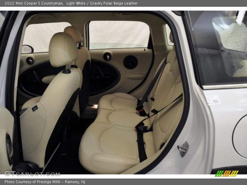 Light White / Gravity Polar Beige Leather 2012 Mini Cooper S Countryman