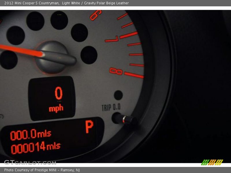 Light White / Gravity Polar Beige Leather 2012 Mini Cooper S Countryman