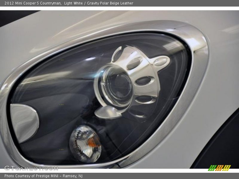 Light White / Gravity Polar Beige Leather 2012 Mini Cooper S Countryman