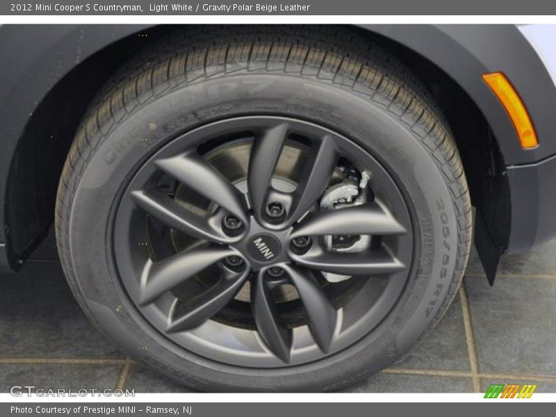 Light White / Gravity Polar Beige Leather 2012 Mini Cooper S Countryman