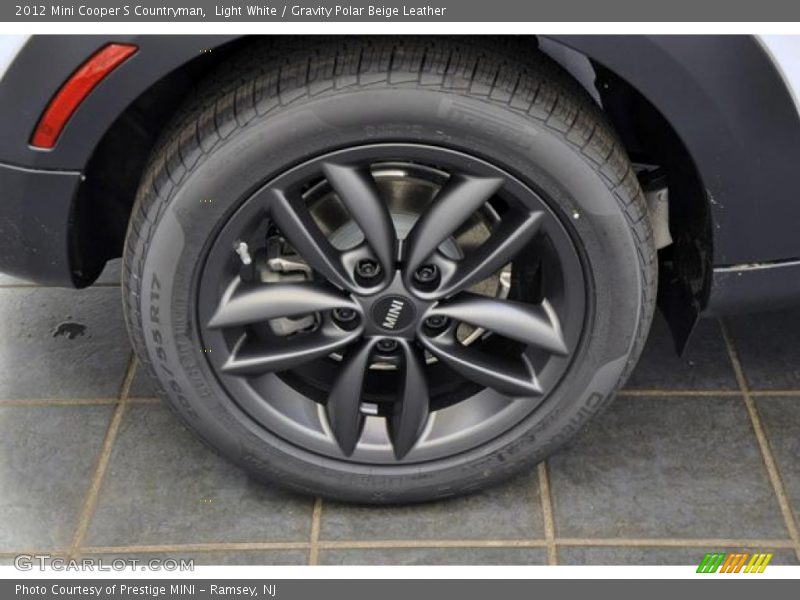 Light White / Gravity Polar Beige Leather 2012 Mini Cooper S Countryman