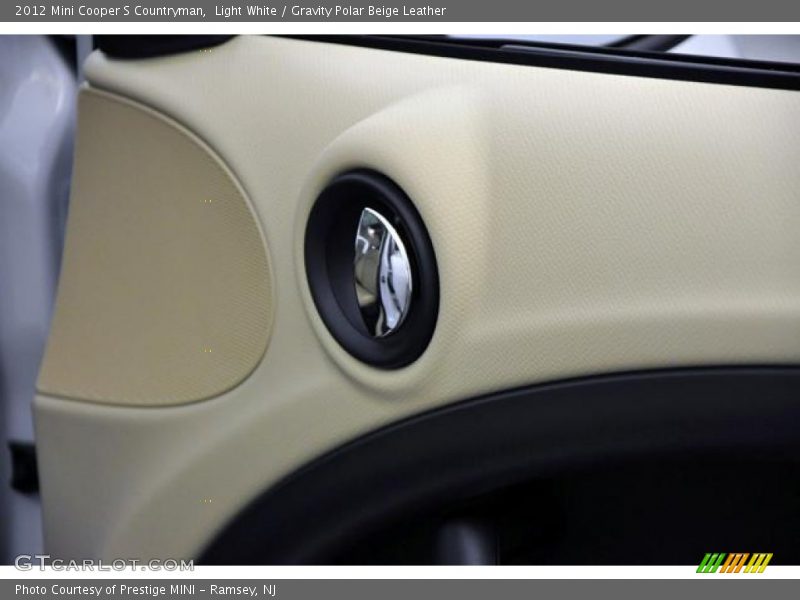 Light White / Gravity Polar Beige Leather 2012 Mini Cooper S Countryman