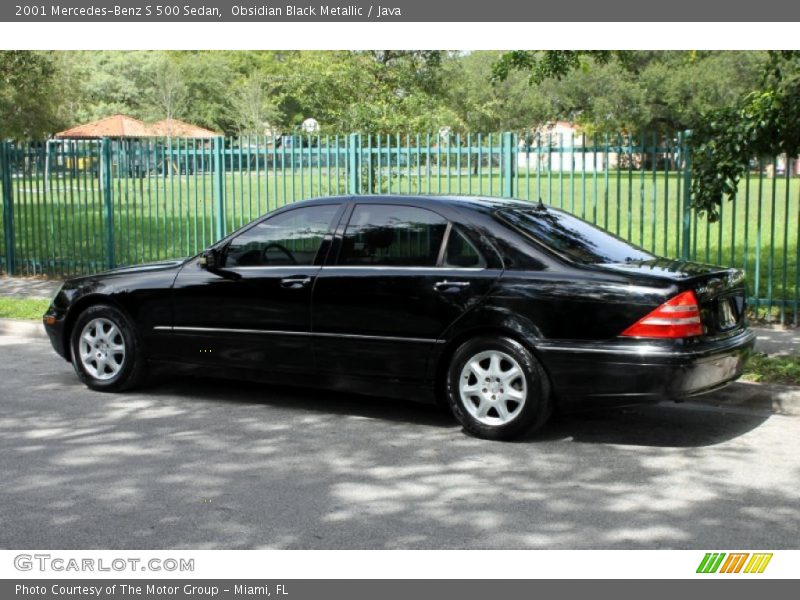 Obsidian Black Metallic / Java 2001 Mercedes-Benz S 500 Sedan