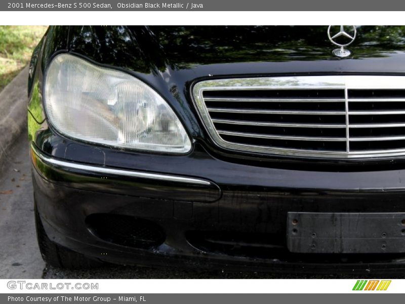 Obsidian Black Metallic / Java 2001 Mercedes-Benz S 500 Sedan