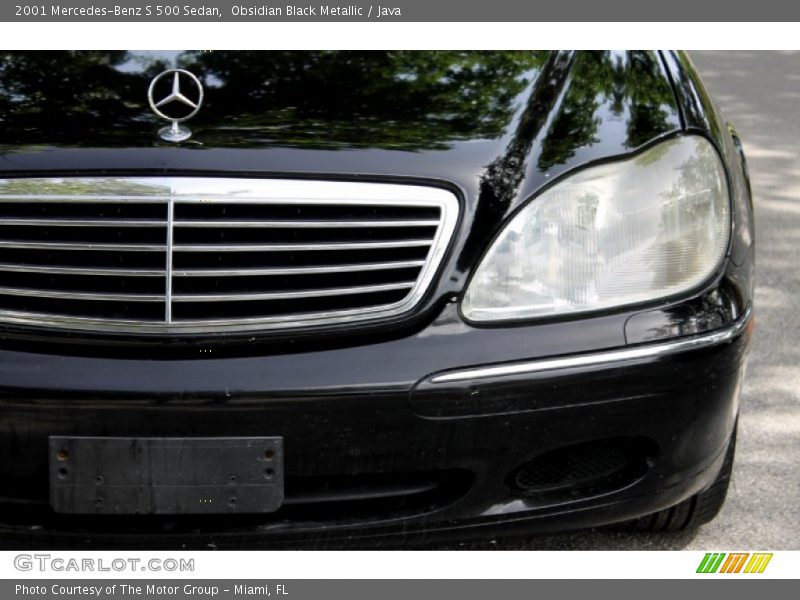 Obsidian Black Metallic / Java 2001 Mercedes-Benz S 500 Sedan