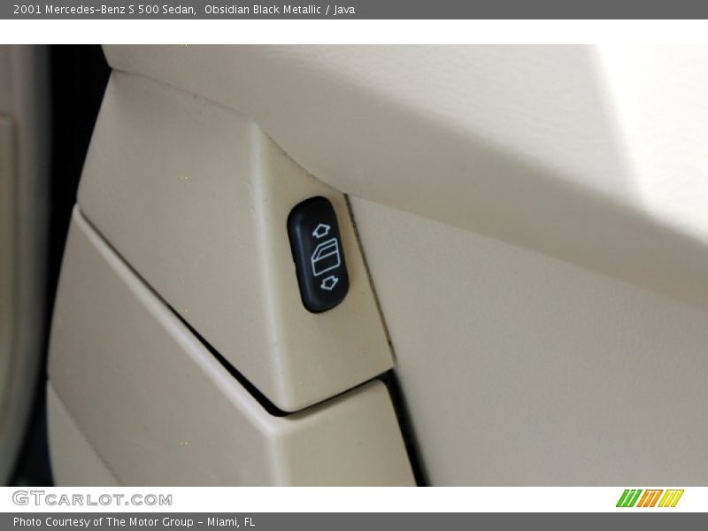 Obsidian Black Metallic / Java 2001 Mercedes-Benz S 500 Sedan