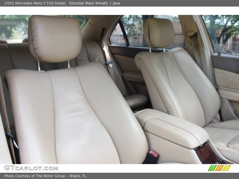 Obsidian Black Metallic / Java 2001 Mercedes-Benz S 500 Sedan