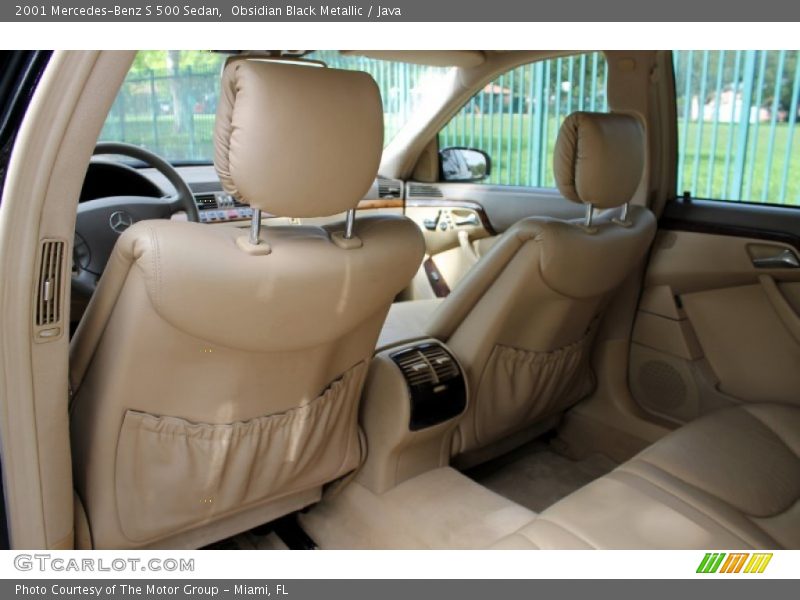 Obsidian Black Metallic / Java 2001 Mercedes-Benz S 500 Sedan