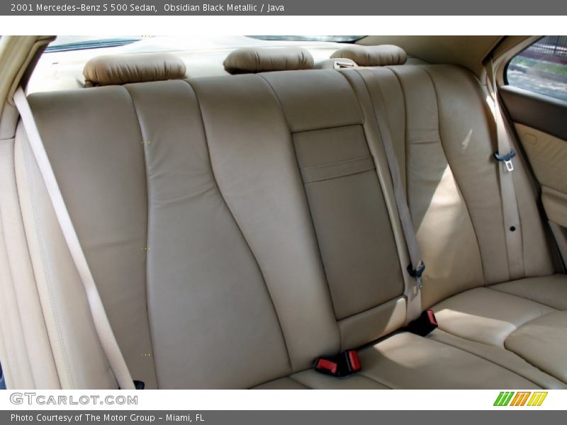 Obsidian Black Metallic / Java 2001 Mercedes-Benz S 500 Sedan