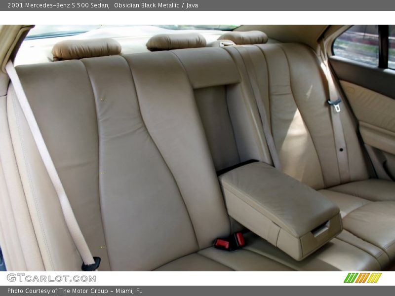 Obsidian Black Metallic / Java 2001 Mercedes-Benz S 500 Sedan