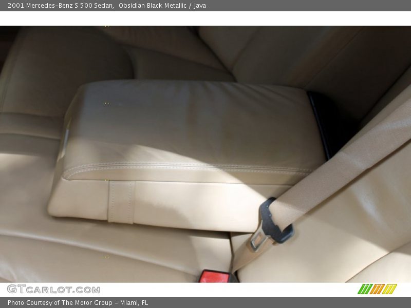 Obsidian Black Metallic / Java 2001 Mercedes-Benz S 500 Sedan