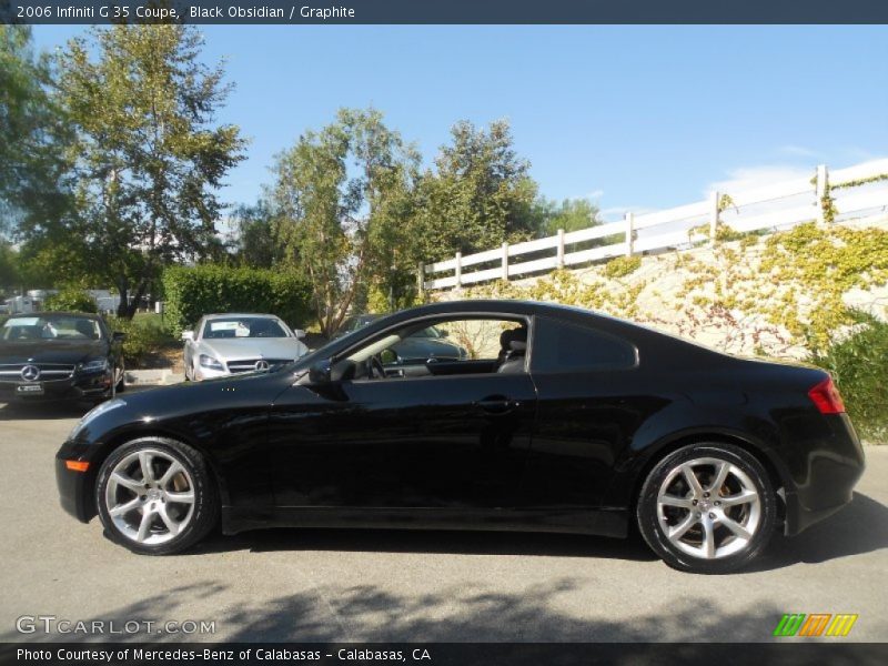 Black Obsidian / Graphite 2006 Infiniti G 35 Coupe