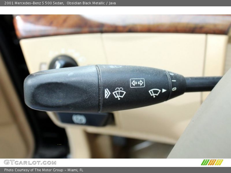 Obsidian Black Metallic / Java 2001 Mercedes-Benz S 500 Sedan