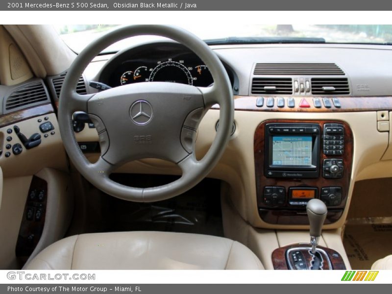 Obsidian Black Metallic / Java 2001 Mercedes-Benz S 500 Sedan
